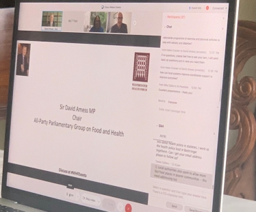 Sir David chairs Westminster Health Forum policy conference on diabetes